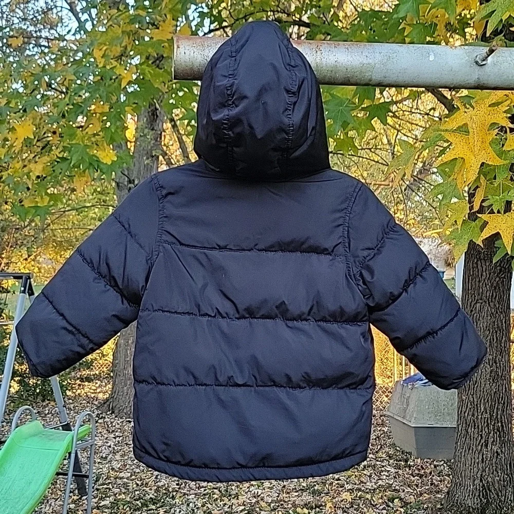 NEW Old Navy Water-Resistant Unisex Puffer Jacket Coat with Hood for Toddlers